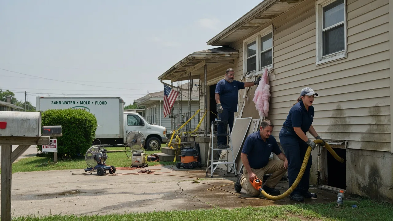 Water Damage Repair in Pesotum, IL near me